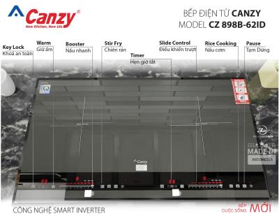 Bếp từ Canzy CZ 898B-62ID